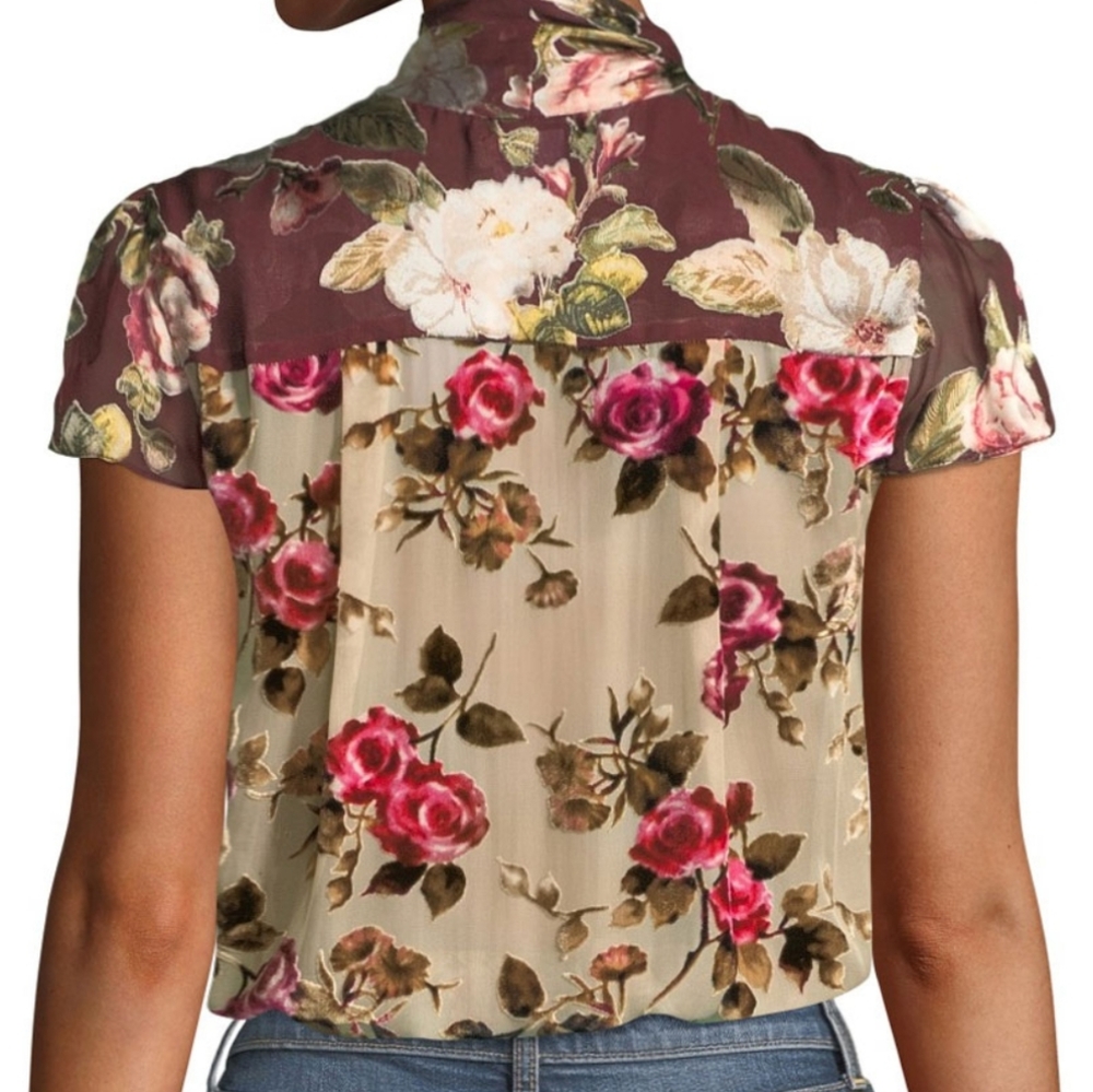 💥Last 1💥NWT ALICE + OLIVIA PUSSY BOW TOP - Picture 5 of 10